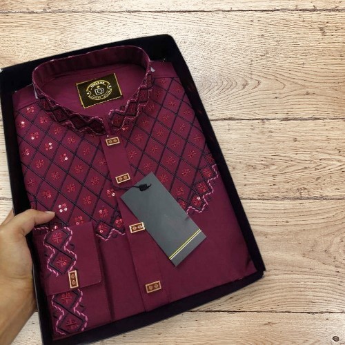 Elegant Soft Cotton Punjabi - Image 3