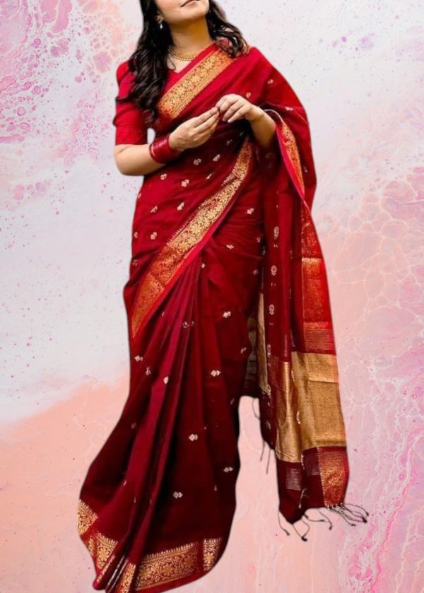 Tangail Buti Saree - Image 3