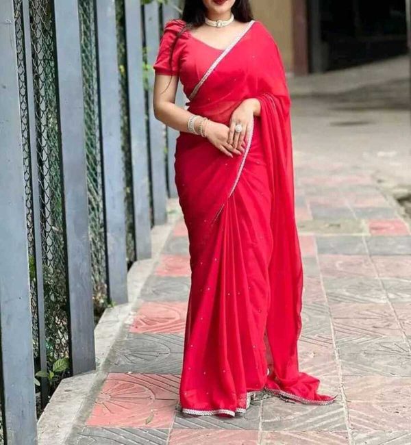 Attractive Look New Jorget Sharee - Image 2